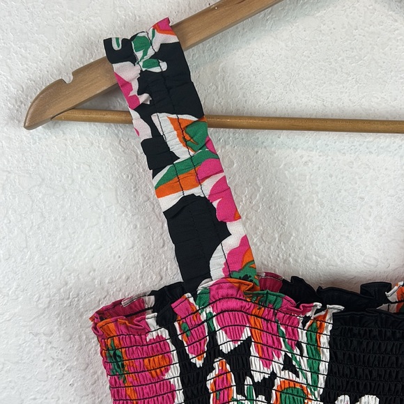 NWT THML Smocked Floral Midi/Maxi Dress - Picture 5 of 10